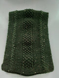Aran Scarf – Forest Green