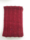 Aran Scarf - Maroon