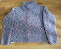 Ladies chunky hand-knit jacket