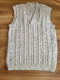 Mens Aran vest top